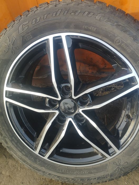 Продам  диски вместе с резиной R16 5/108