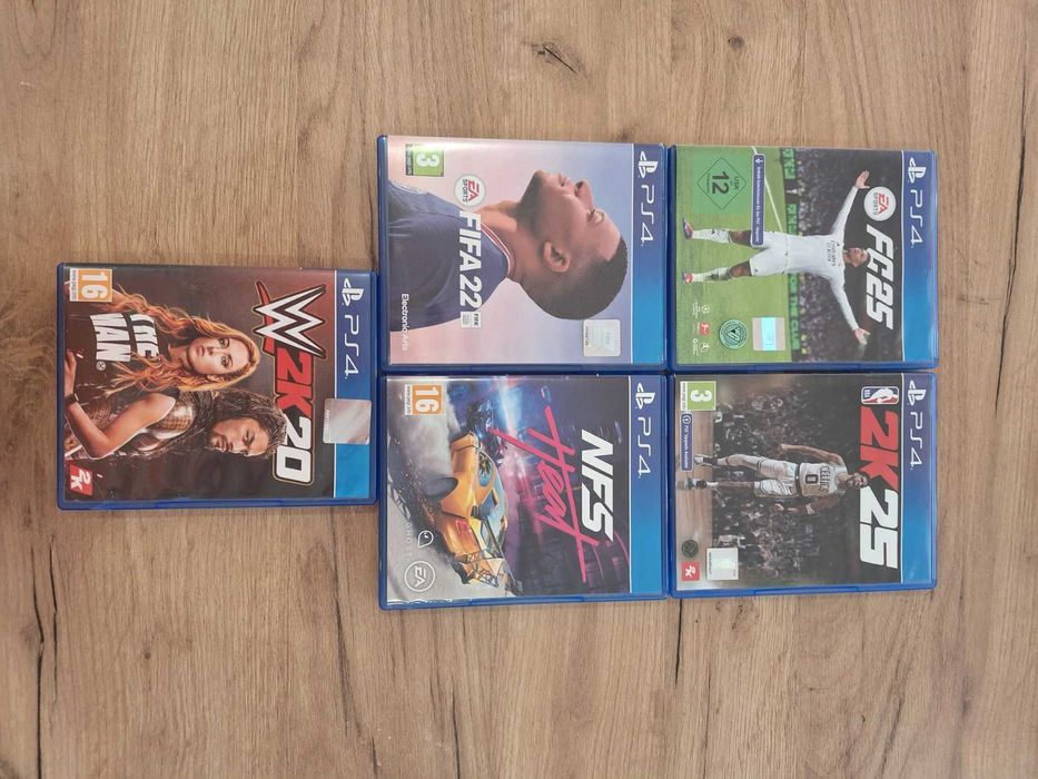 Продавам използвани игри за playstation4/playstation5