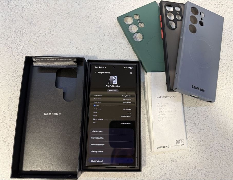 Vând s24 ultra ca nou