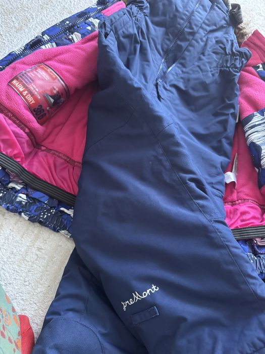 Зимний комбензон для девочки premont