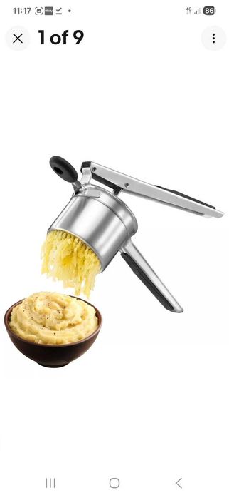 Преса за картофи / Potato Ricer Masher от Неръждаема стомана вносна