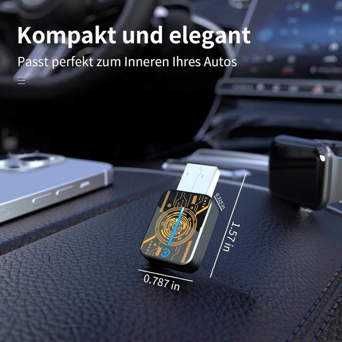 Безжичен адаптер 2 в 1 за Android Auto и CarPlay