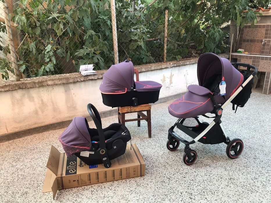 Детска количка Chipolino - Елит, 3 в 1, люляк