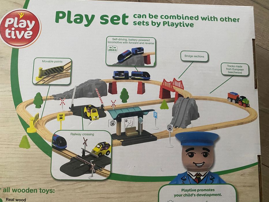 Set șina cu trenuleț și extensie lidl