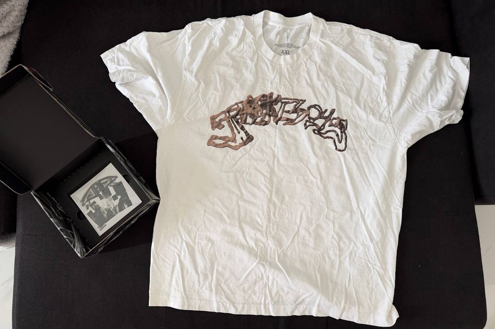 Travis Scott Jackboys White Box Set Tricou XXL Nou + CD Original