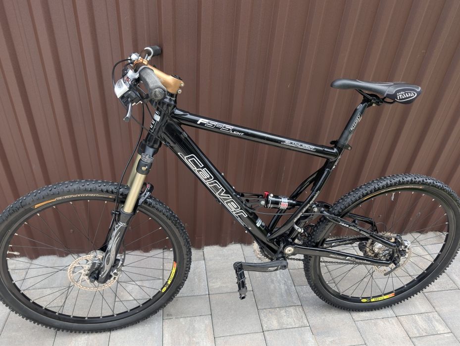 bicicleta MTB full suspension xt furca aer Manitou 120mm