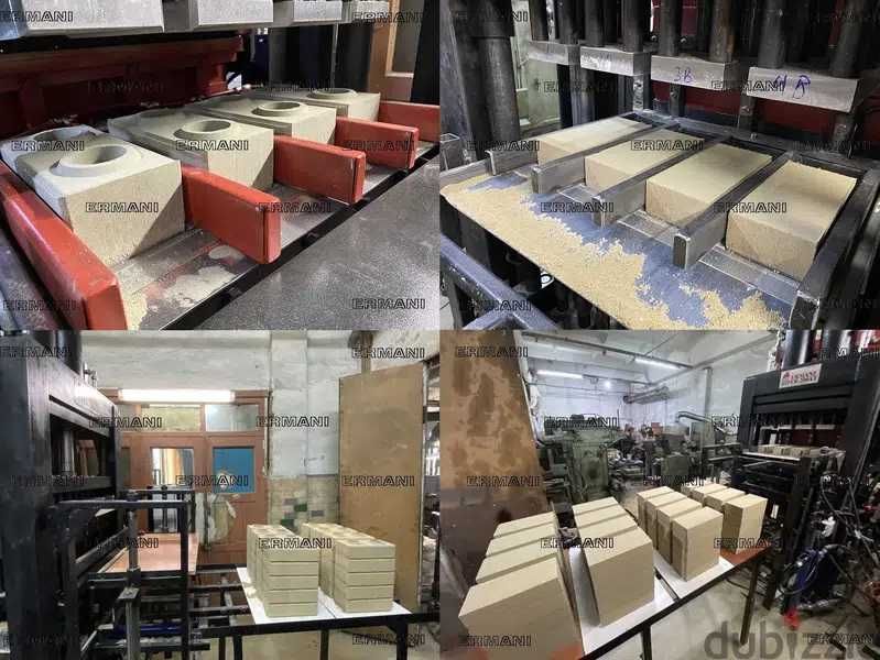 Строителна фабрика за производство на тухли, тротоарни плочи