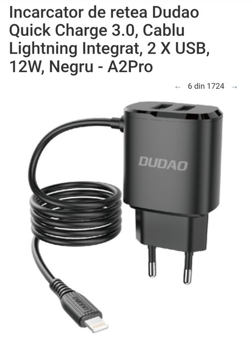 Încărcătoar telefon.