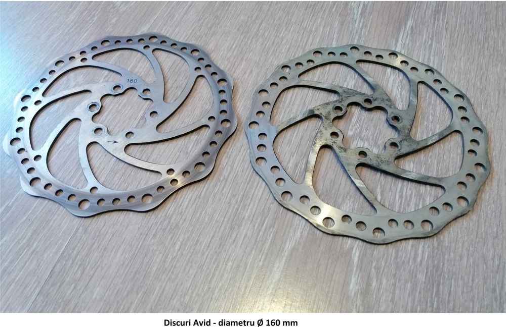 Discuri frana Shimano Deore/Tektro/Avid diametru Ø 160mm, 6-bolts si Shimano Deore/Alivio diametru Ø 180/160mm, center-lock