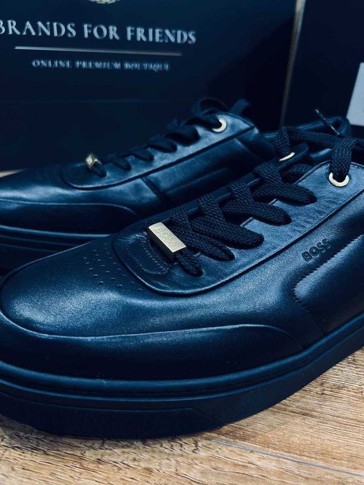 BOSS мужские кожаные кроссовки ИТАЛИЯ РАЗМЕР 45