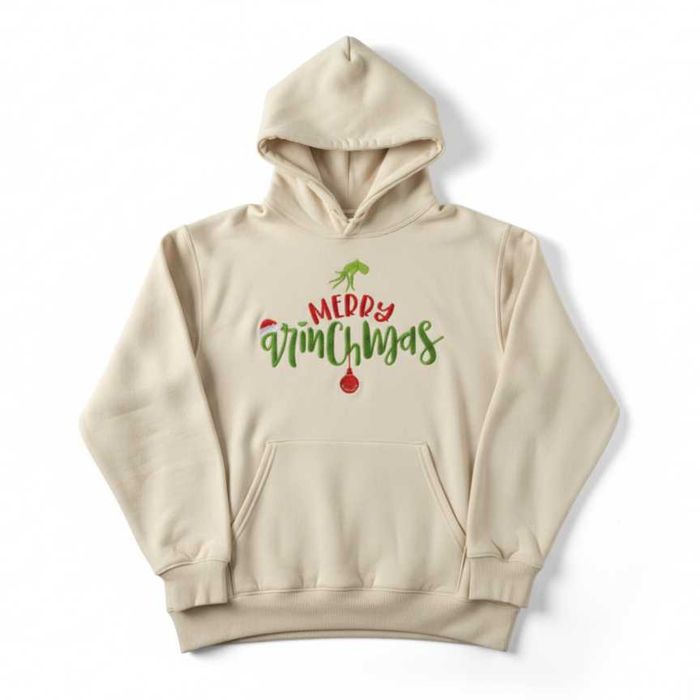 Hanorac Brodat de Crăciun – „Merry Grinchmas”