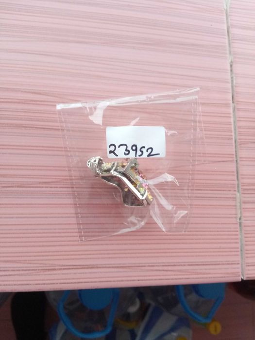 Сребърна висулка с бисмут