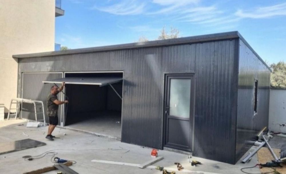 Vând garaje pe structura metalica