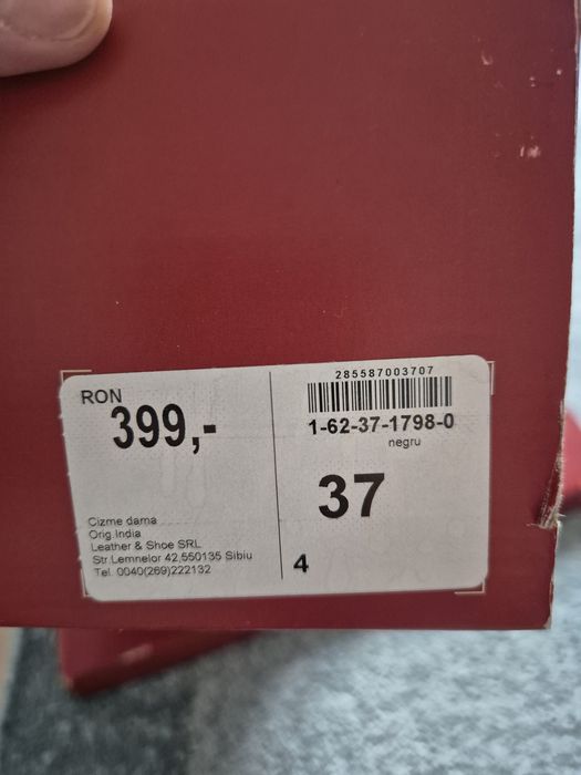 Cizme dama marimea 37