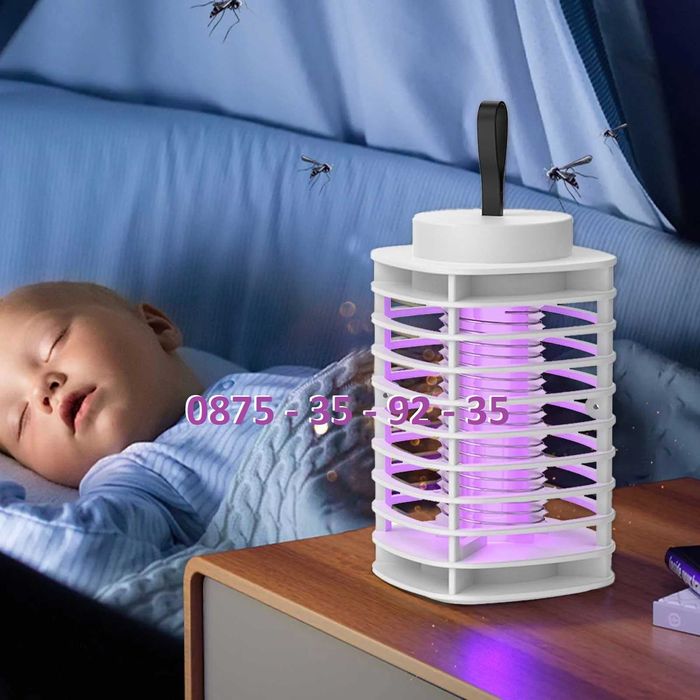 USB Преносим UV уред / лампа против комари мухи насекоми. Къмпинг река