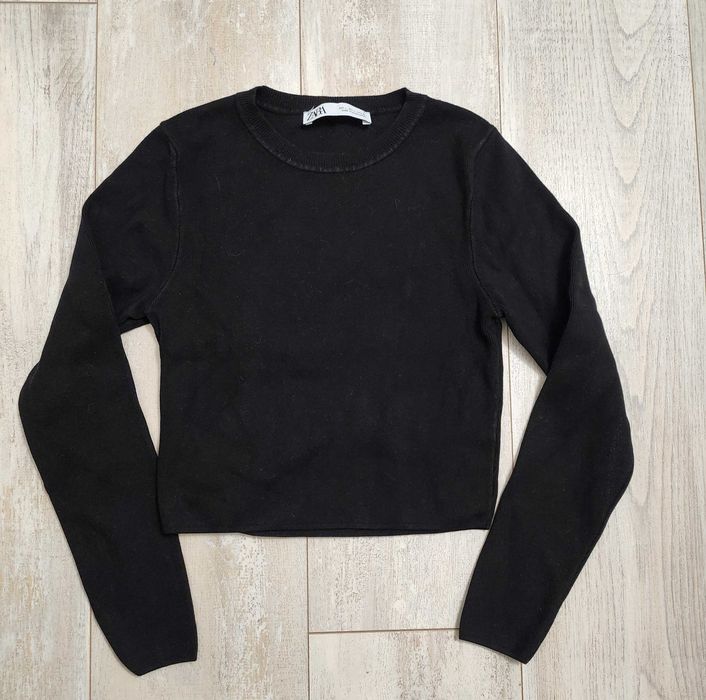 Черна блуза ZARA за ръст 164