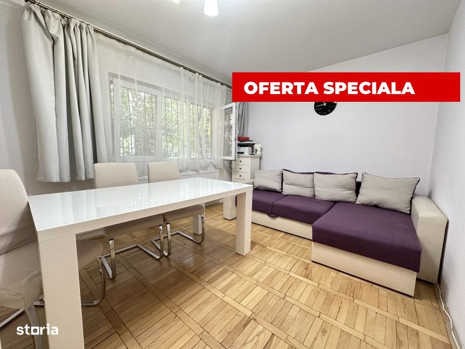 Apartament elegant 3 camere, 60 mp utili, parter - Zona Lipovei
