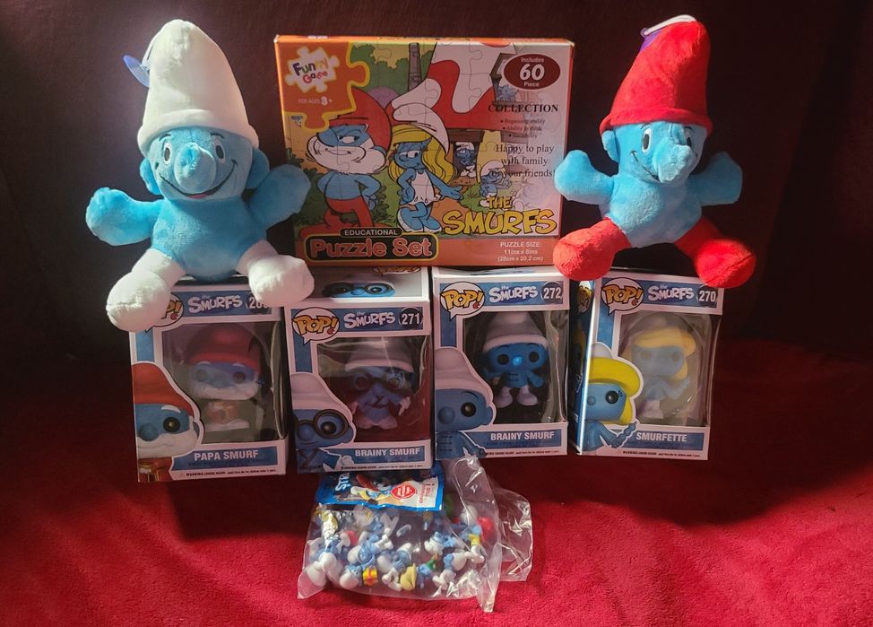 Set 20 strumfi Kaufland colectie completa