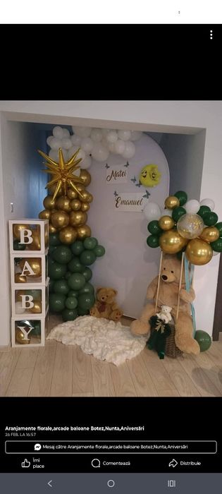 Aranjamente florale/Arcade baloane/Foto/Video pentru evenimentul tau !