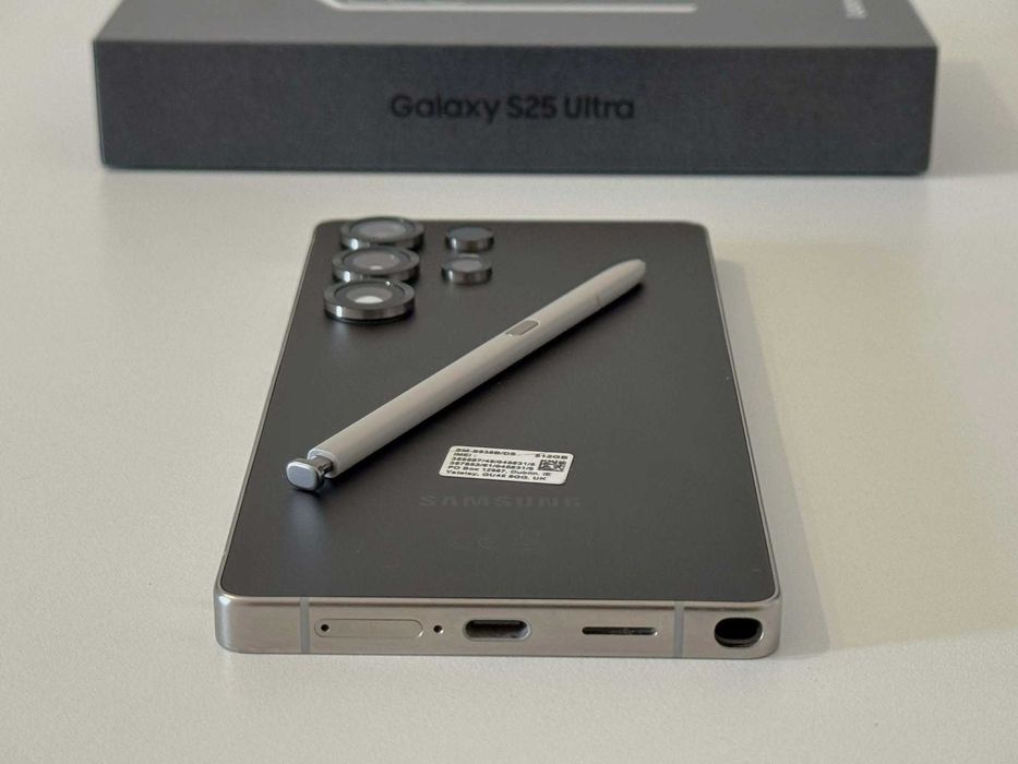 Бартер! Като НОВ! Гаранция! Galaxy S25 Ultra 512/12GB Black (Черен)