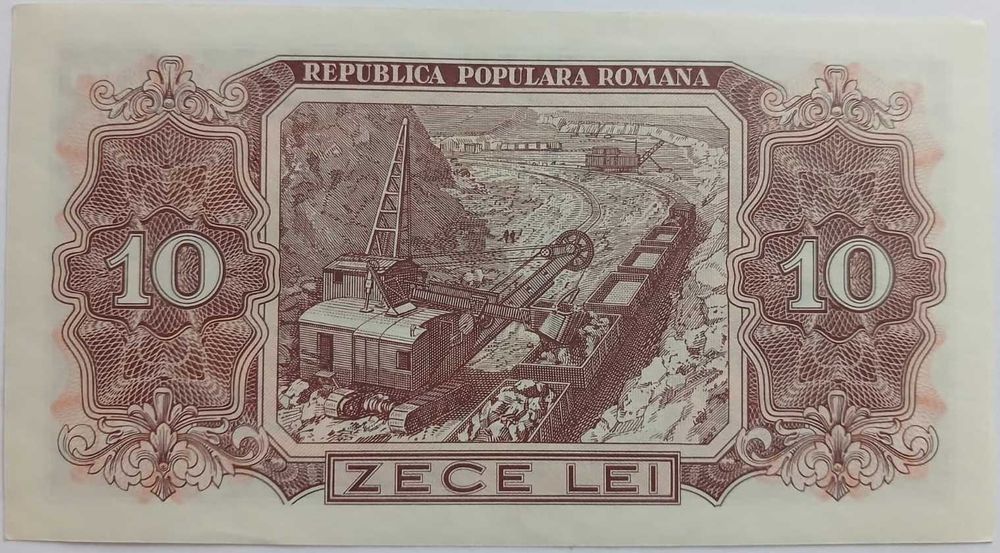 Romania, 10 Lei 1952