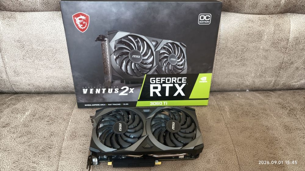 Продам MSI rtx 3060ti 8gb