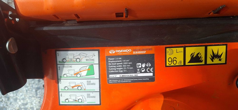 Моторна косачка Daewoo DLM4600SP