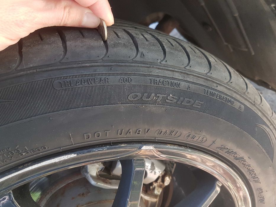 3бр.летни гуми 17 инча Нексен - 30лв-215/55/17, 94V,Nexen N Fera SU1;