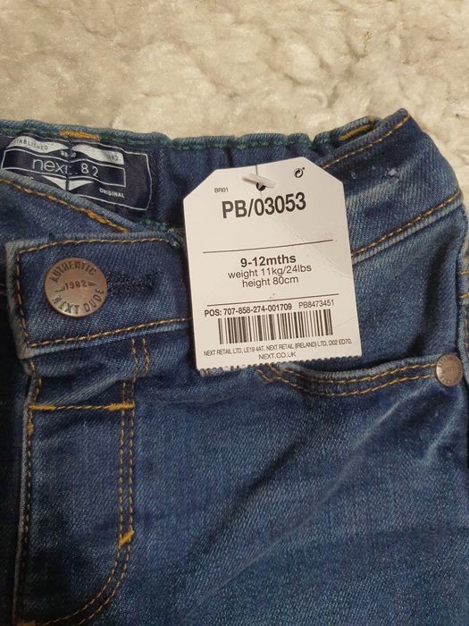 Pantaloni noi 6-9 si 9-12  luni copil bebe