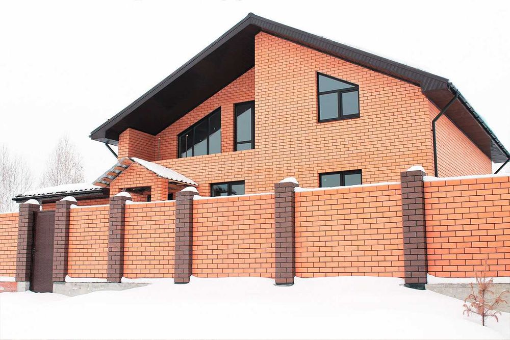 Облицовочный кирпич "Персик"