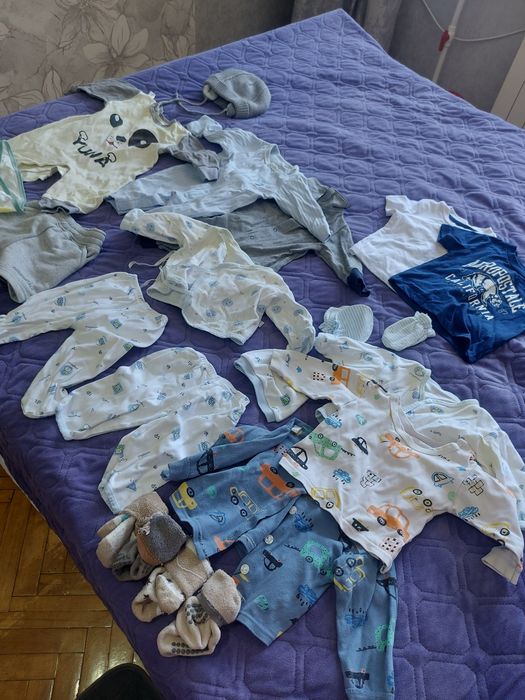 Детские вещи для мальчика от 0 до 8 мес майкудук