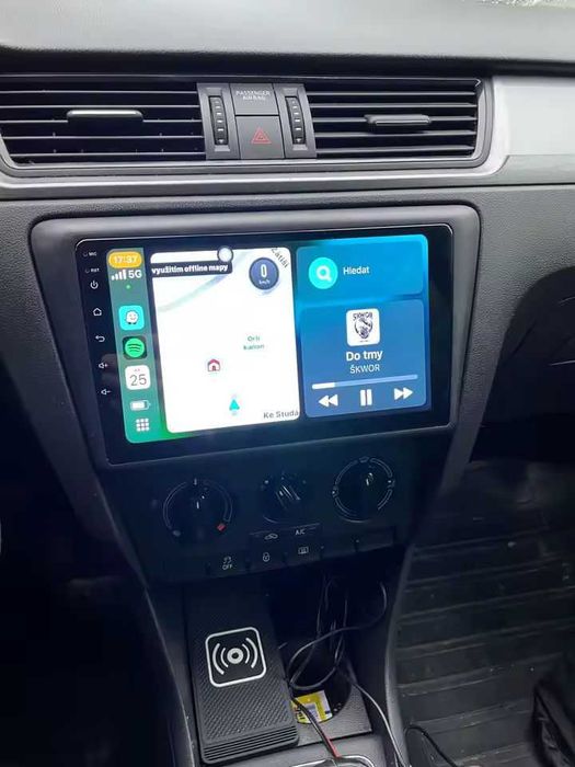 Navigație Android CarPlay Skoda Rapid 2012-2019