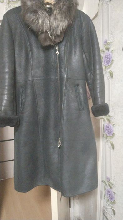 Отдам даром полушубок леопард дублёнка