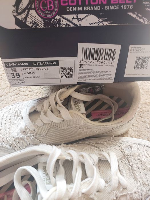 Макасы джинсовые. 39 р-р.