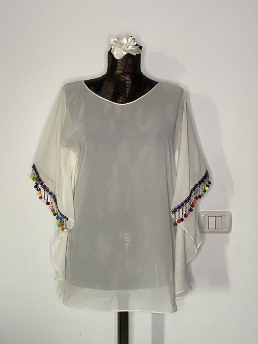 Rochie alba de plaja (XS/S)