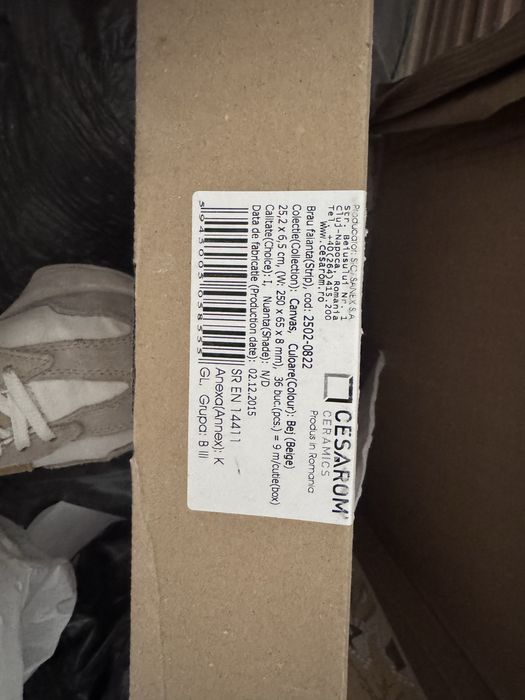 Gresie și faianță NOI – preț avantajos!