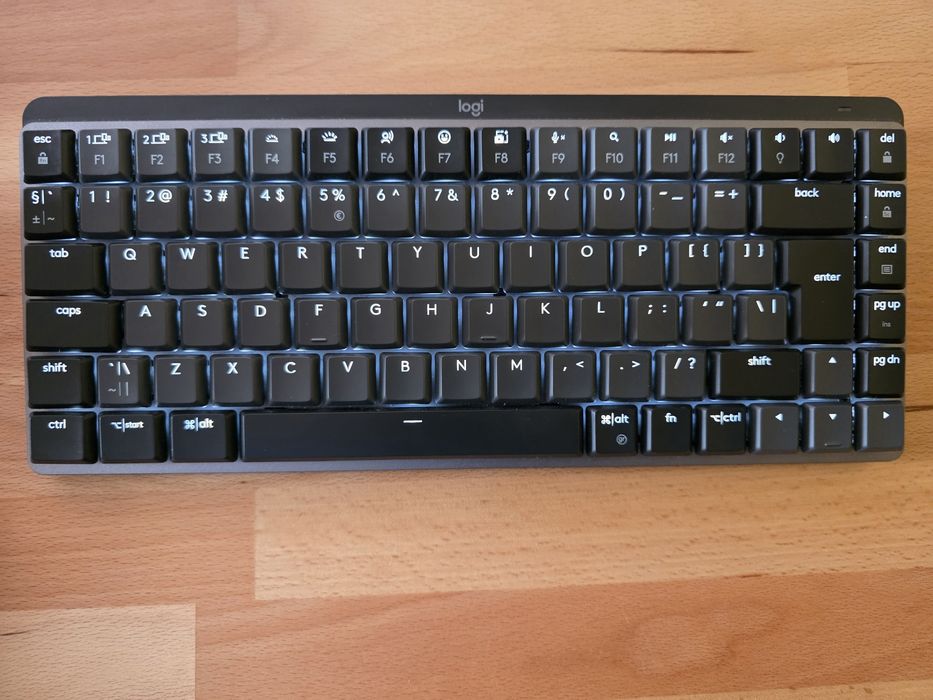 Клавиатура на 2м - Logitech MX Mechanical Mini безжична, 2г гаранция