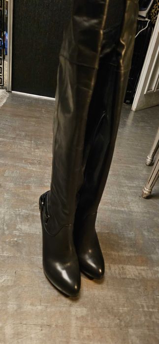 Продавам италиански  ботуши/чизми, Massimo Zardi, естествена кожа