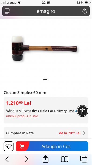 Ciocan Pavaj Simplex 60 Germania