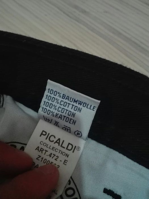 Blugi barbatesti negri largi Picaldi