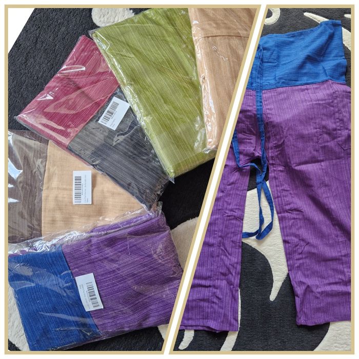 Thai Fisherman Pants панталони за тайландски масаж и йога - 100% памук