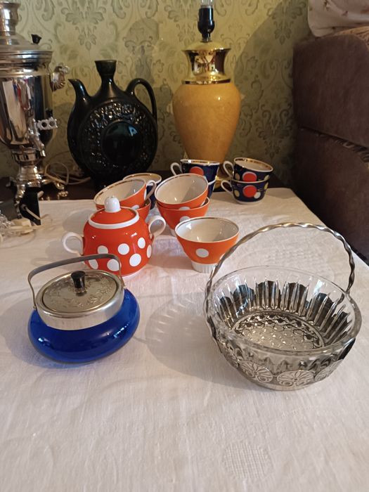 Посуда СССР фарфор, керамика, стекло, хрусталь