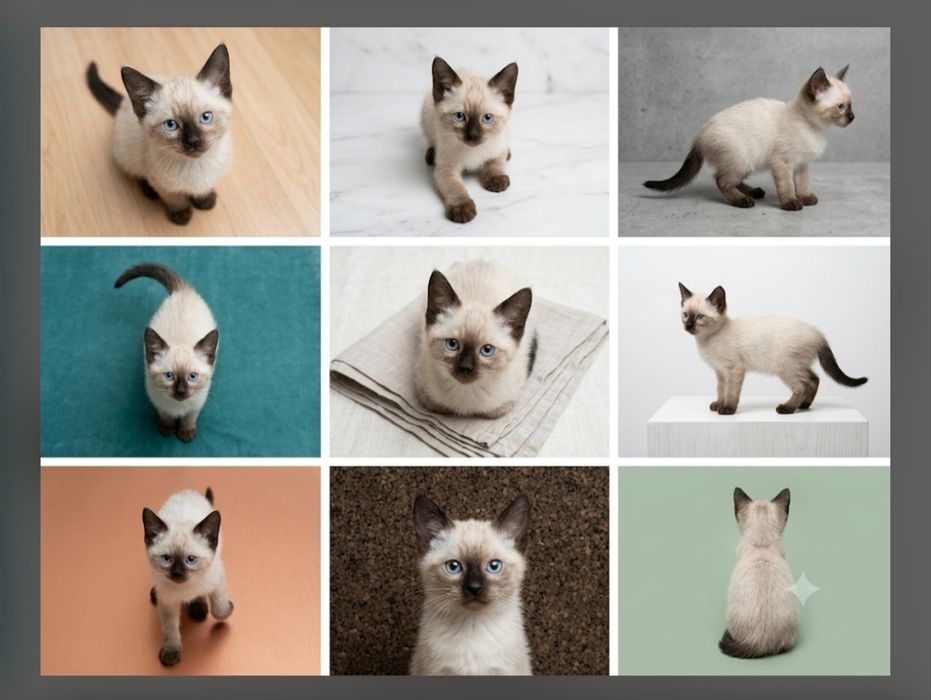 Сиамские котята домашние