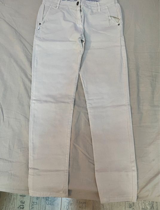 Pantaloni Floreiza crem