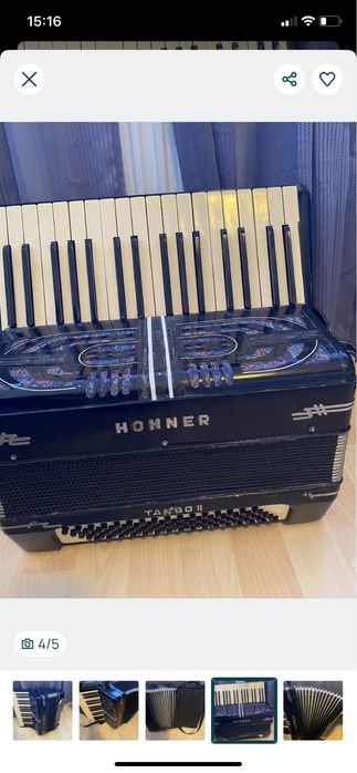 Vand acordeon Hohner Tango II la pret bun!