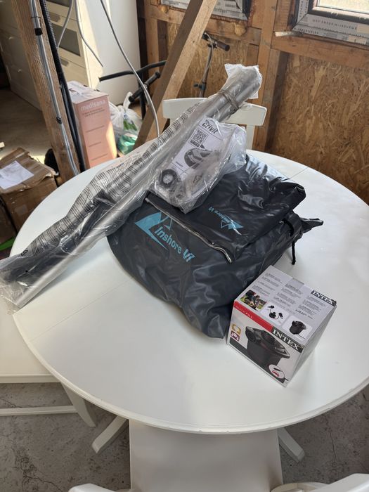 Barca pneumatica 3 pers. Crivit mare/lac noua