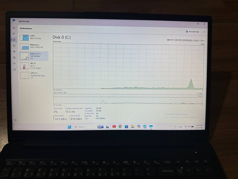 Arzon narxda Lenovo noutbuk sotiladi