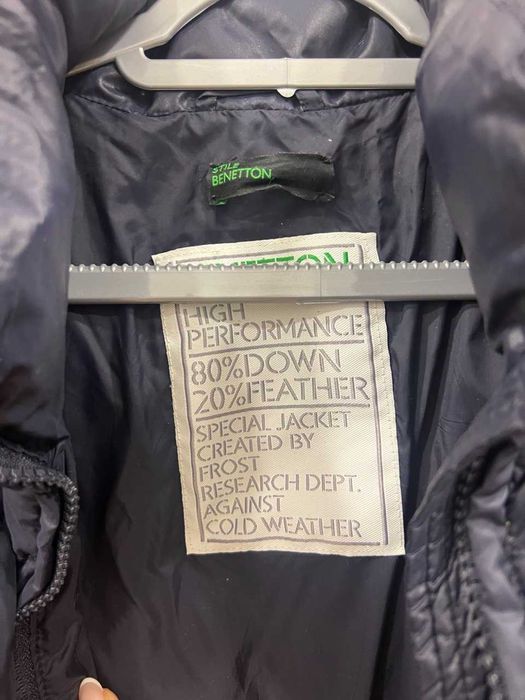 Куртка синяя benetton