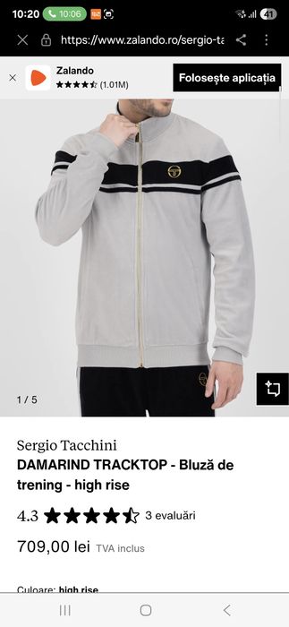 Trening  Sergio Tachini, marimea L,  merge si M, pret 320