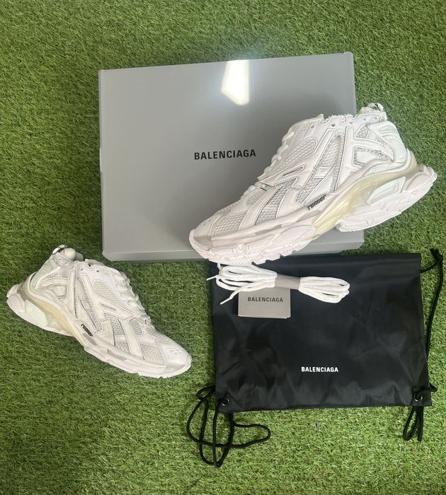 Balenciaga Runner Negri led + albi - 42